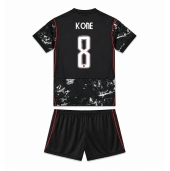 Otroški Kanada Ismael Kone #8 Replika nogometni dresi kompleti Gostujoči SP 2026 Kratek Rokav (+ hlače)