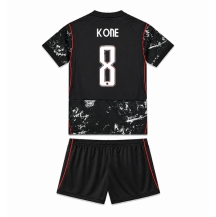 Otroški Kanada Ismael Kone #8 Replika nogometni dresi kompleti Gostujoči SP 2026 Kratek Rokav (+ hlače)