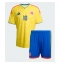 Otroški Kolumbija James Rodriguez #10 Replika nogometni dresi kompleti Domači SP 2026 Kratek Rokav (+ hlače)