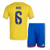 Otroški Kolumbija Richard Rios #6 Replika nogometni dresi kompleti Domači SP 2026 Kratek Rokav (+ hlače)