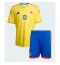Otroški Kolumbija Yerry Mina #13 Replika nogometni dresi kompleti Domači SP 2026 Kratek Rokav (+ hlače)