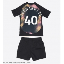 Otroški Leicester City Facundo Buonanotte #40 Replika nogometni dresi kompleti Gostujoči 2024-25 Kratek Rokav (+ hlače)