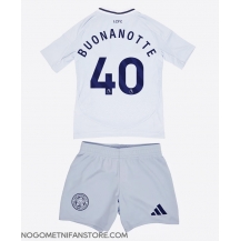 Otroški Leicester City Facundo Buonanotte #40 Replika nogometni dresi kompleti Tretji 2024-25 Kratek Rokav (+ hlače)