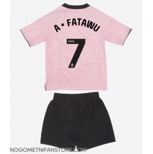 Otroški Leicester City Issahaku Fatawu #7 Replika nogometni dresi kompleti Tretji 2025-26 Kratek Rokav (+ hlače)