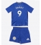 Otroški Leicester City Jamie Vardy #9 Replika nogometni dresi kompleti Domači 2024-25 Kratek Rokav (+ hlače)