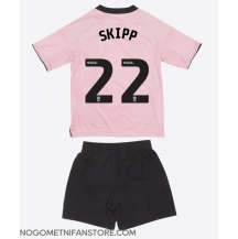 Otroški Leicester City Oliver Skipp #22 Replika nogometni dresi kompleti Tretji 2025-26 Kratek Rokav (+ hlače)