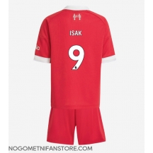 Otroški Liverpool Alexander Isak #9 Replika nogometni dresi kompleti Domači 2025-26 Kratek Rokav (+ hlače)