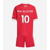 Otroški Liverpool Alexis Mac Allister #10 Replika nogometni dresi kompleti Domači 2025-26 Kratek Rokav (+ hlače)