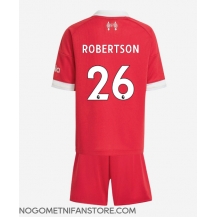 Otroški Liverpool Andrew Robertson #26 Replika nogometni dresi kompleti Domači 2025-26 Kratek Rokav (+ hlače)