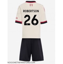 Otroški Liverpool Andrew Robertson #26 Replika nogometni dresi kompleti Gostujoči 2025-26 Kratek Rokav (+ hlače)