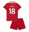 Otroški Liverpool Cody Gakpo #18 Replika nogometni dresi kompleti Domači 2024-25 Kratek Rokav (+ hlače)