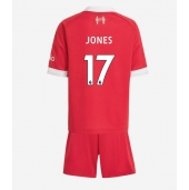 Otroški Liverpool Curtis Jones #17 Replika nogometni dresi kompleti Domači 2025-26 Kratek Rokav (+ hlače)
