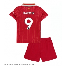 Otroški Liverpool Darwin Nunez #9 Replika nogometni dresi kompleti Domači 2024-25 Kratek Rokav (+ hlače)