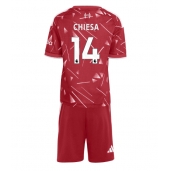 Otroški Liverpool Federico Chiesa #14 Replika nogometni dresi kompleti Domači 2026-27 Kratek Rokav (+ hlače)