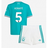Otroški Liverpool Ibrahima Konate #5 Replika nogometni dresi kompleti Tretji 2025-26 Kratek Rokav (+ hlače)