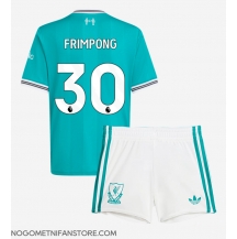 Otroški Liverpool Jeremie Frimpong #30 Replika nogometni dresi kompleti Tretji 2025-26 Kratek Rokav (+ hlače)