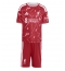 Otroški Liverpool Jeremy Jacquet #5 Replika nogometni dresi kompleti Domači 2026-27 Kratek Rokav (+ hlače)