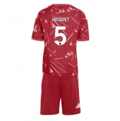 Otroški Liverpool Jeremy Jacquet #5 Replika nogometni dresi kompleti Domači 2026-27 Kratek Rokav (+ hlače)
