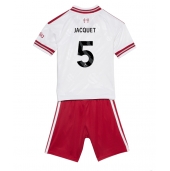 Otroški Liverpool Jeremy Jacquet #5 Replika nogometni dresi kompleti Gostujoči 2026-27 Kratek Rokav (+ hlače)