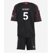 Otroški Liverpool Jeremy Jacquet #5 Replika nogometni dresi kompleti Tretji 2026-27 Kratek Rokav (+ hlače)