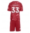 Otroški Liverpool Ronald Araujo #33 Replika nogometni dresi kompleti Domači 2026-27 Kratek Rokav (+ hlače)