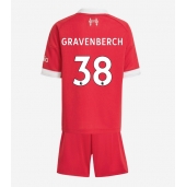 Otroški Liverpool Ryan Gravenberch #38 Replika nogometni dresi kompleti Domači 2025-26 Kratek Rokav (+ hlače)