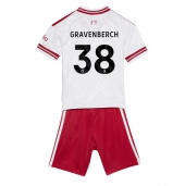 Otroški Liverpool Ryan Gravenberch #38 Replika nogometni dresi kompleti Gostujoči 2026-27 Kratek Rokav (+ hlače)