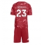 Otroški Liverpool Victor Munoz #23 Replika nogometni dresi kompleti Domači 2026-27 Kratek Rokav (+ hlače)