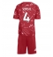 Otroški Liverpool Virgil van Dijk #4 Replika nogometni dresi kompleti Domači 2026-27 Kratek Rokav (+ hlače)