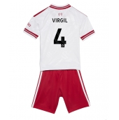 Otroški Liverpool Virgil van Dijk #4 Replika nogometni dresi kompleti Gostujoči 2026-27 Kratek Rokav (+ hlače)