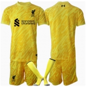 Otroški Liverpool Vratar Replika nogometni dresi kompleti Tretji 2024-25 Kratek Rokav (+ hlače)