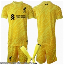Otroški Liverpool Vratar Replika nogometni dresi kompleti Tretji 2024-25 Kratek Rokav (+ hlače)