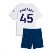 Otroški Manchester City Abdukodir Khusanov #45 Replika nogometni dresi kompleti Tretji 2026-27 Kratek Rokav (+ hlače)