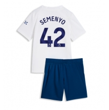 Otroški Manchester City Antoine Semenyo #42 Replika nogometni dresi kompleti Tretji 2026-27 Kratek Rokav (+ hlače)