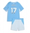 Otroški Manchester City Enzo Fernandez #17 Replika nogometni dresi kompleti Domači 2026-27 Kratek Rokav (+ hlače)
