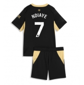 Otroški Manchester City Iliman Ndiaye #7 Replika nogometni dresi kompleti Gostujoči 2026-27 Kratek Rokav (+ hlače)