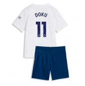 Otroški Manchester City Jeremy Doku #11 Replika nogometni dresi kompleti Tretji 2026-27 Kratek Rokav (+ hlače)