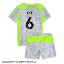 Otroški Manchester City Nathan Ake #6 Replika nogometni dresi kompleti Tretji 2025-26 Kratek Rokav (+ hlače)