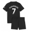 Otroški Manchester City Omar Marmoush #7 Replika nogometni dresi kompleti Gostujoči 2025-26 Kratek Rokav (+ hlače)