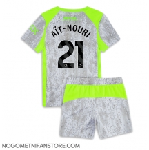 Otroški Manchester City Rayan Ait-Nouri #21 Replika nogometni dresi kompleti Tretji 2025-26 Kratek Rokav (+ hlače)