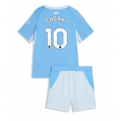 Otroški Manchester City Rayan Cherki #10 Replika nogometni dresi kompleti Domači 2026-27 Kratek Rokav (+ hlače)