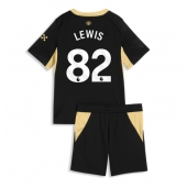 Otroški Manchester City Rico Lewis #82 Replika nogometni dresi kompleti Gostujoči 2026-27 Kratek Rokav (+ hlače)