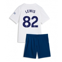 Otroški Manchester City Rico Lewis #82 Replika nogometni dresi kompleti Tretji 2026-27 Kratek Rokav (+ hlače)