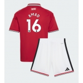 Otroški Manchester United Amad Diallo #16 Replika nogometni dresi kompleti Domači 2026-27 Kratek Rokav (+ hlače)