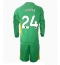 Otroški Manchester United Andre Onana #24 Vratar Replika nogometni dresi kompleti Tretji 2024-25 Dolgi Rokav (+ hlače)