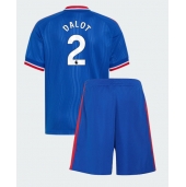 Otroški Manchester United Diogo Dalot #2 Replika nogometni dresi kompleti Gostujoči 2026-27 Kratek Rokav (+ hlače)