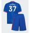 Otroški Manchester United Kobbie Mainoo #37 Replika nogometni dresi kompleti Gostujoči 2026-27 Kratek Rokav (+ hlače)