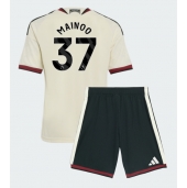 Otroški Manchester United Kobbie Mainoo #37 Replika nogometni dresi kompleti Tretji 2026-27 Kratek Rokav (+ hlače)