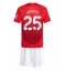 Otroški Manchester United Manuel Ugarte #25 Replika nogometni dresi kompleti Domači 2024-25 Kratek Rokav (+ hlače)
