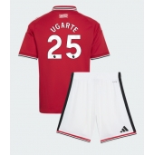 Otroški Manchester United Manuel Ugarte #25 Replika nogometni dresi kompleti Domači 2026-27 Kratek Rokav (+ hlače)